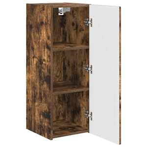 TV wall cabinet Nástěnný 2 pcs Kouřový dub 30 x 31 x 80 cm - obrázek 6