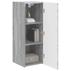 TV wall cabinet Nástěnný 2 pcs Šedá Sonoma 30 x 31 x 80 cm - obrázek 3