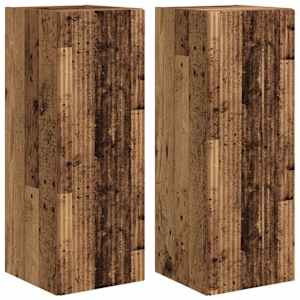 TV wall cabinet Nástěnný 2 pcs Staré dřevo 30 x 31 x 80 cm - obrázek 2