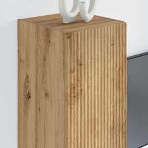 TV wall cabinet 2 pcs Umělecký dub kompozitní dřevo - obrázek 4