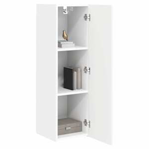 TV wall cabinet Nástěnný Bílá 30 x 31 x 100 cm kompozitní dřevo - obrázek 3