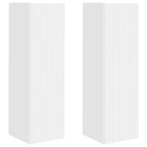 TV wall cabinet 2 pcs Bílá 30 x 31 x 100 cm kompozitní dřevo - obrázek 2