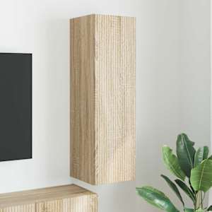 TV wall cabinet Sonoma 30 x 31 x 100 cm kompozitní dřevo - obrázek 1