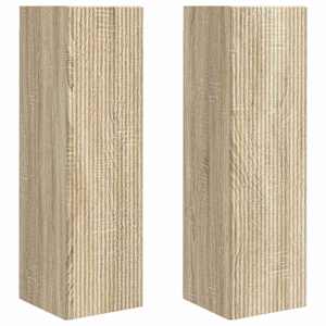 TV wall cabinet 2 pcs Sonoma 30 x 31 x 100 cm kompozitní dřevo - obrázek 2
