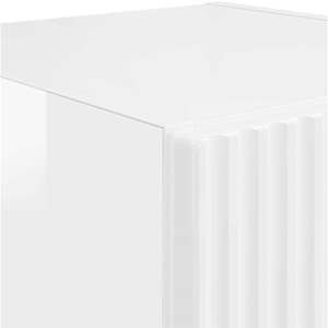 TV wall cabinet Lesklá Bílá 30 x 31 x 100 cm kompozitní dřevo - obrázek 9