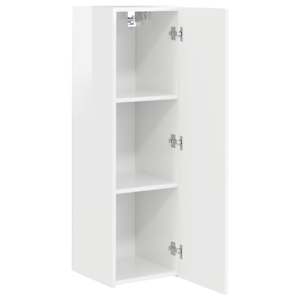 TV wall cabinet Nástěnný 2 pcs Lesklá Bílá 30 x 31 x 100 cm - obrázek 6