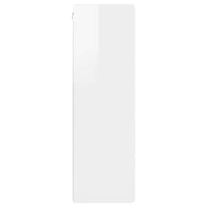TV wall cabinet Nástěnný 2 pcs Lesklá Bílá 30 x 31 x 100 cm - obrázek 8
