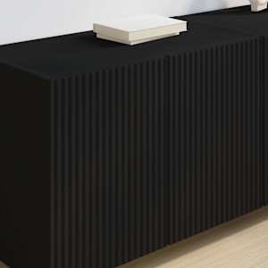 TV wall cabinet Černá 59,5 x 31 x 40 cm kompozitní dřevo - obrázek 4
