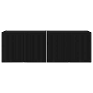 TV wall cabinet 2 pcs Černá 59,5 x 31 x 40 cm kompozitní dřevo - obrázek 6