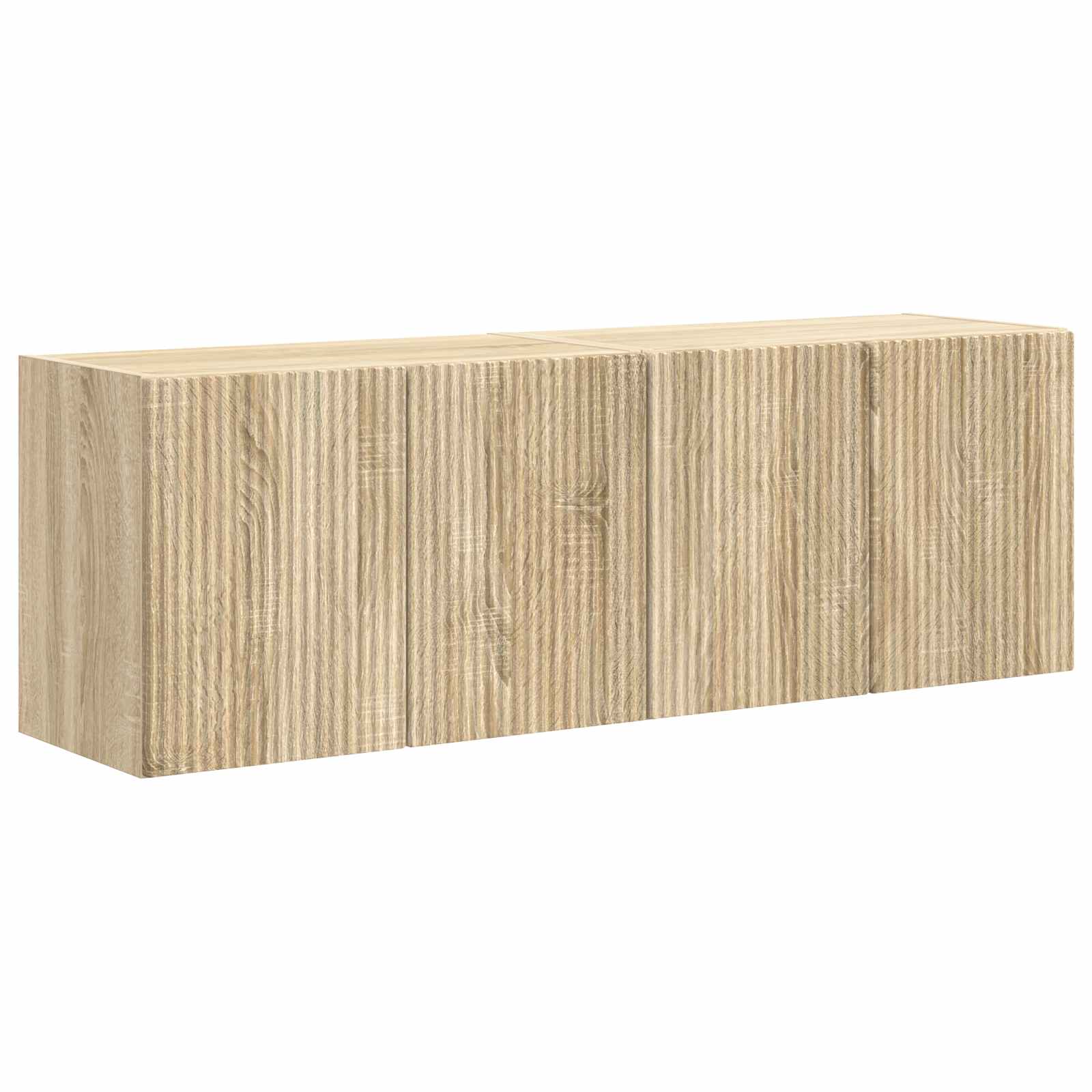 TV-seinäkaappi 2 pcs Sonoman tammi 59,5 x 31 x 40 cm - Image 2