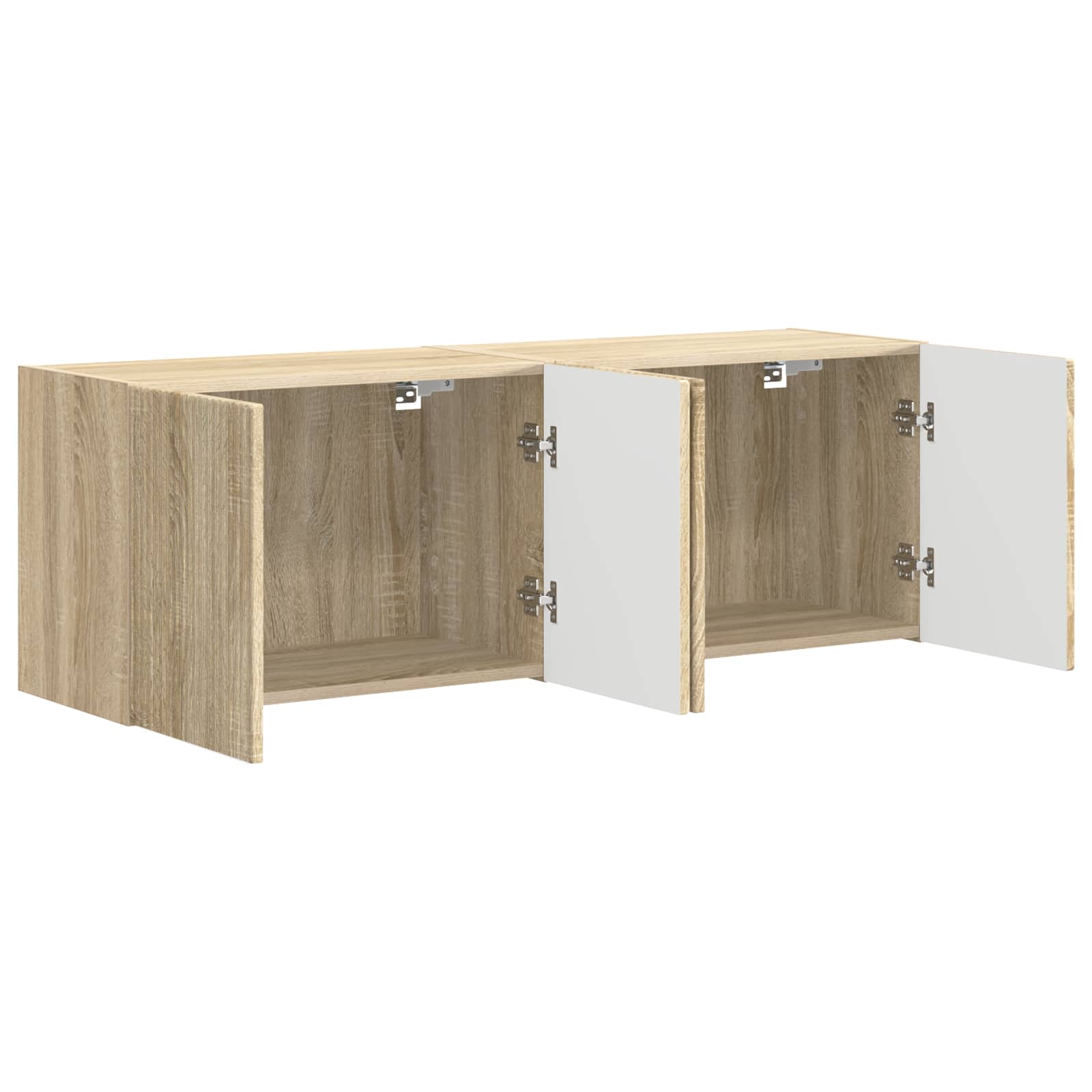TV-seinäkaappi 2 pcs Sonoman tammi 59,5 x 31 x 40 cm - Image 5