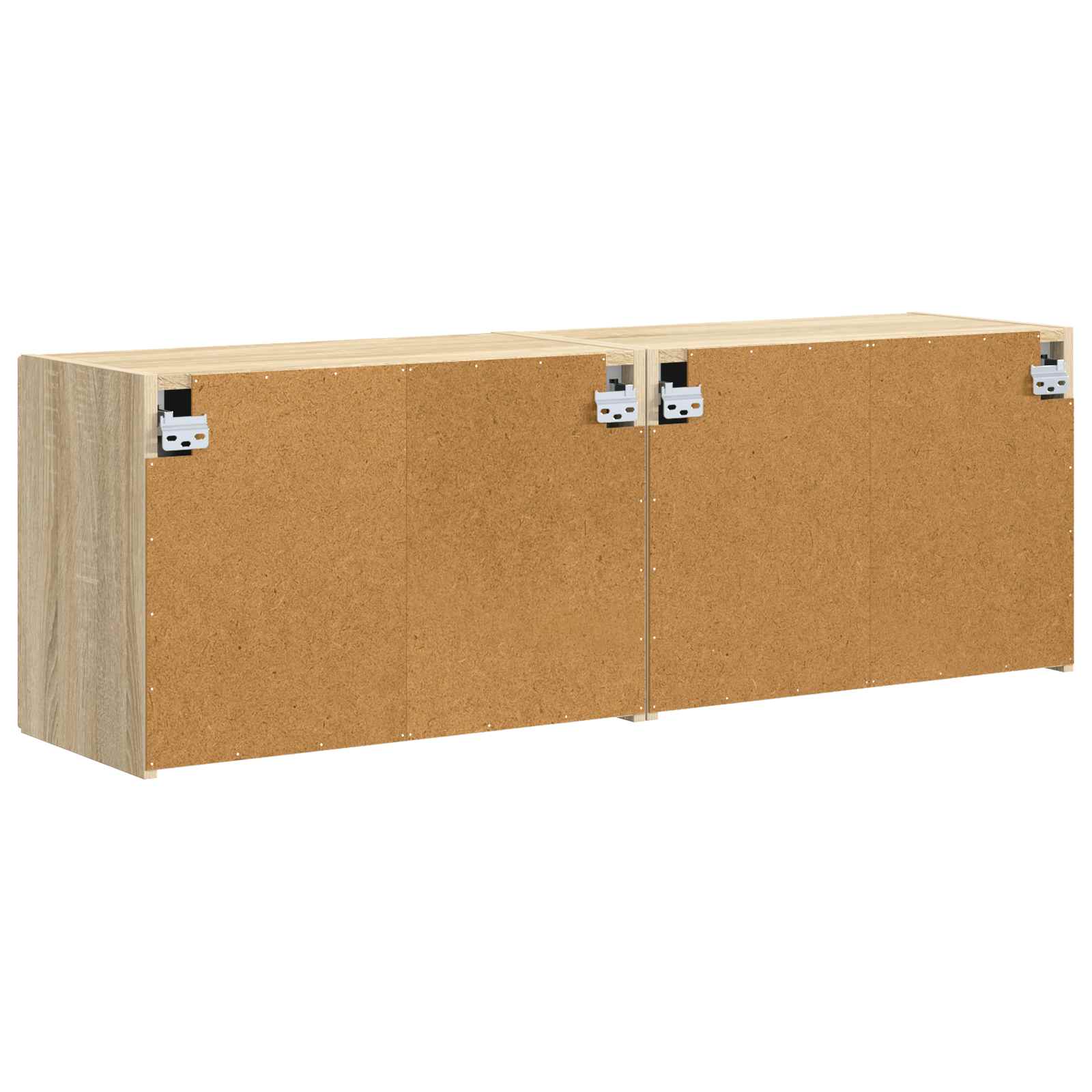 TV-seinäkaappi 2 pcs Sonoman tammi 59,5 x 31 x 40 cm - Image 8