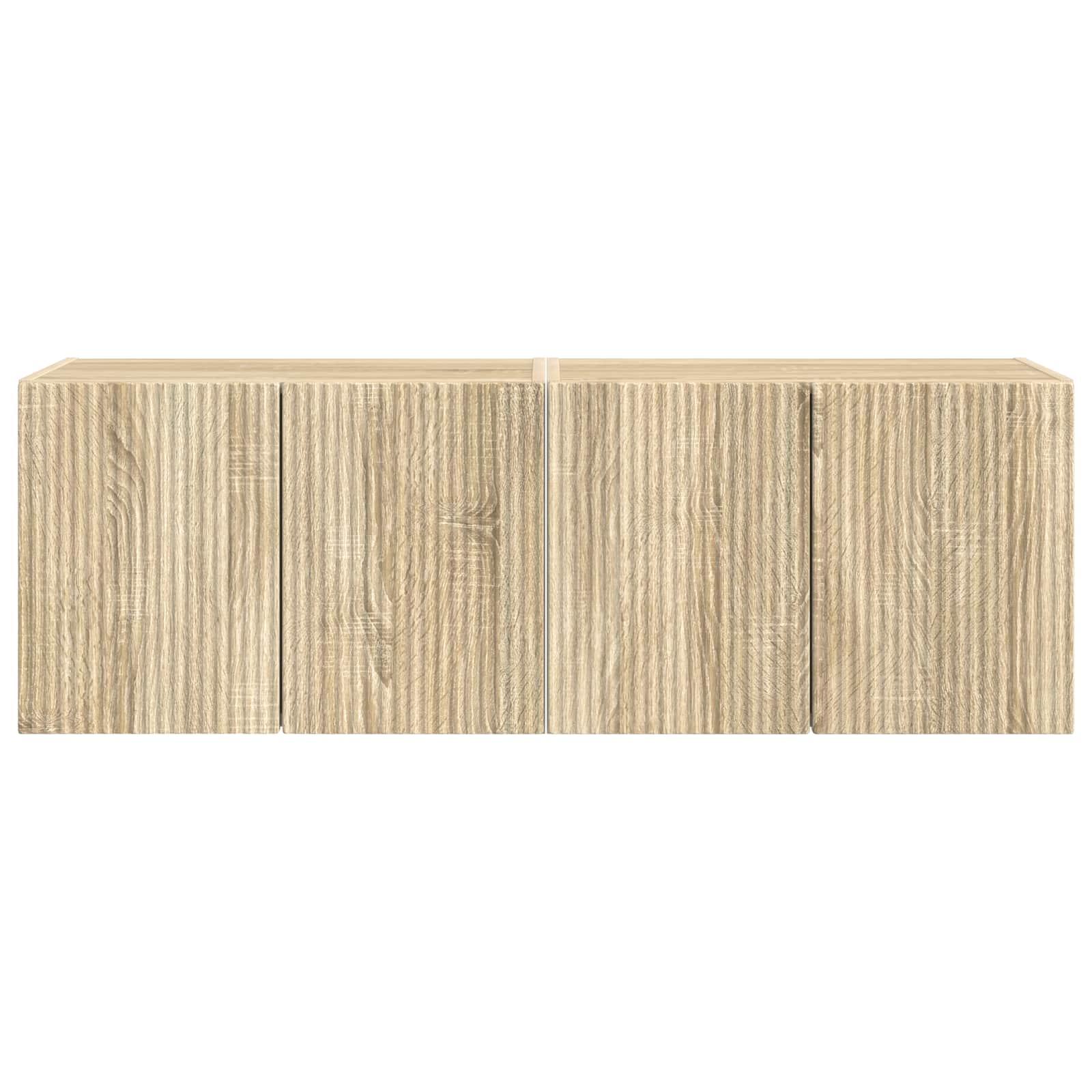 TV-seinäkaappi 2 pcs Sonoman tammi 59,5 x 31 x 40 cm - Image 6