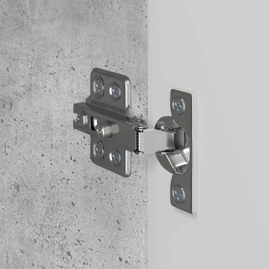 Ντουλάπι Τηλεόρασης Τοίχου Επιτοίχιο 2 pcs Σκυρόδεμα Γκρι - Image 10