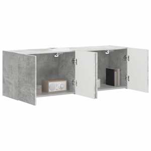 TV wall cabinet Nástěnný 2 pcs Betonově šedá 59,5 x 31 x 40 cm - obrázek 3