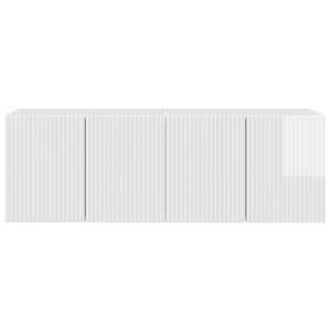 TV wall cabinet 2 pcs Vysoce lesklá bílá 59,5 x 31 x 40 cm - obrázek 6