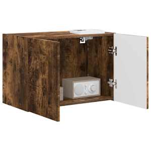 TV wall cabinet Kouřový dub 59,5 x 31 x 40 cm kompozitní dřevo - obrázek 3