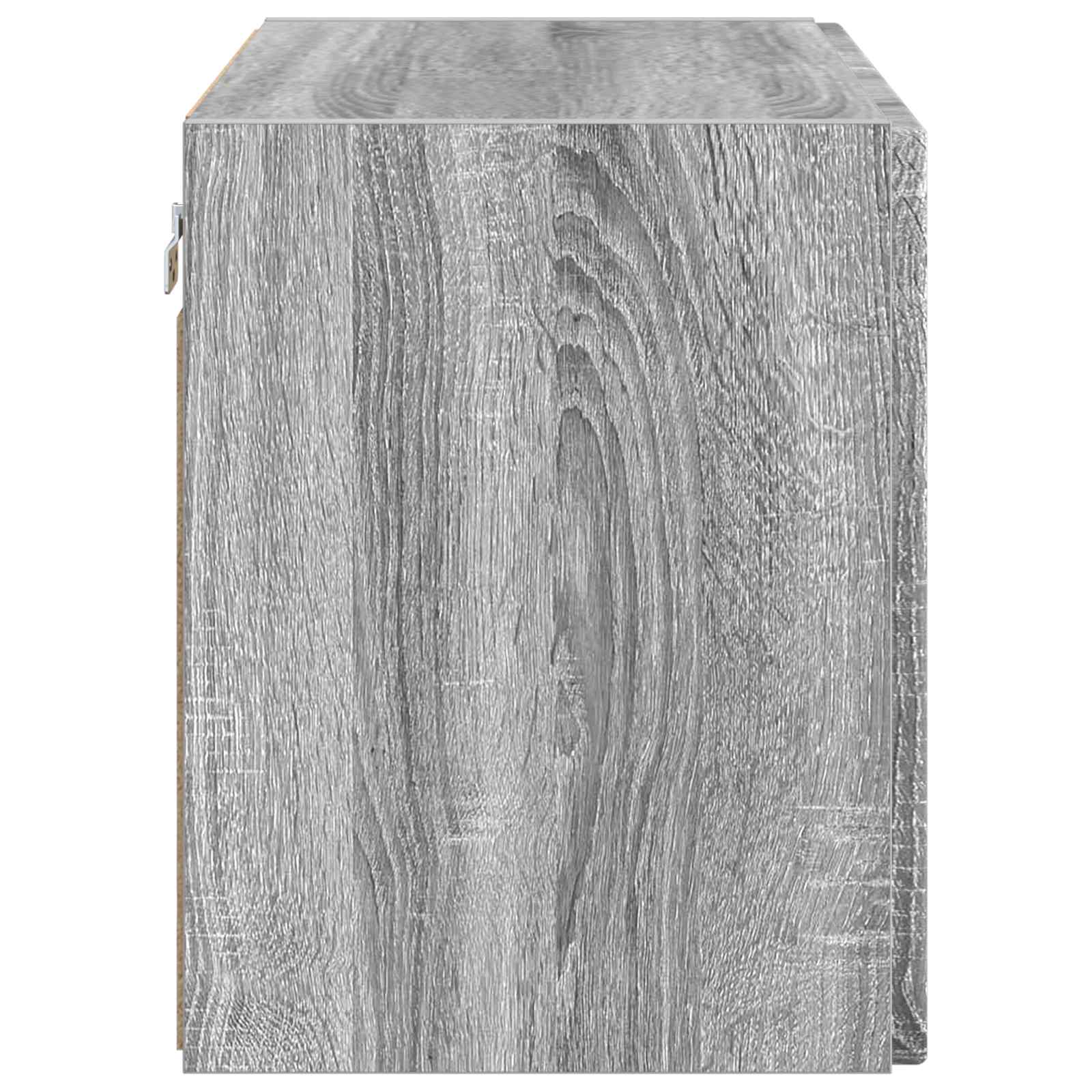 TV-seinäkaappi Harmaa Sonoma 59,5 x 31 x 40 cm Tekninen puu - Image 7