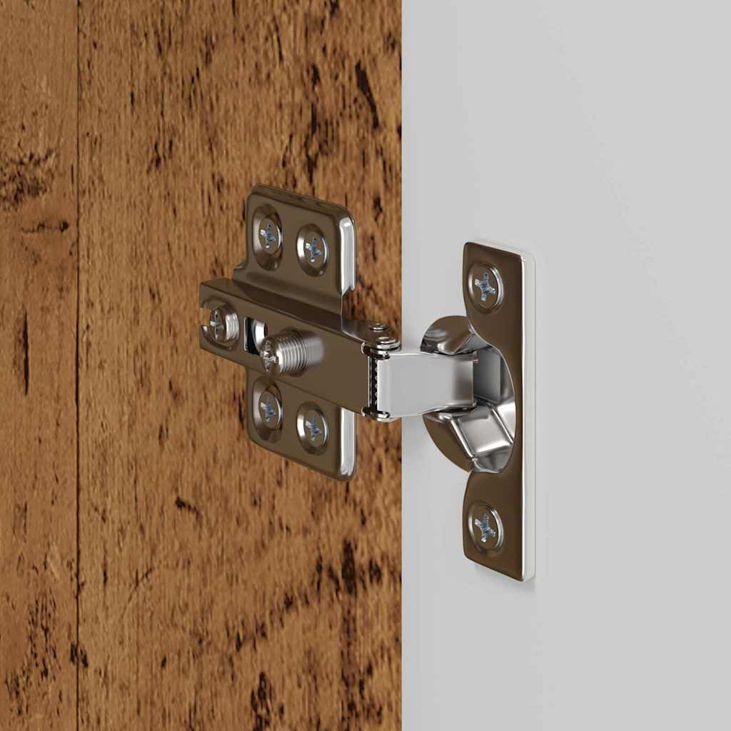 Ντουλάπι Τηλεόρασης Τοίχου Παλιό Ξύλο 59,5 x 31 x 40 εκ - Image 10