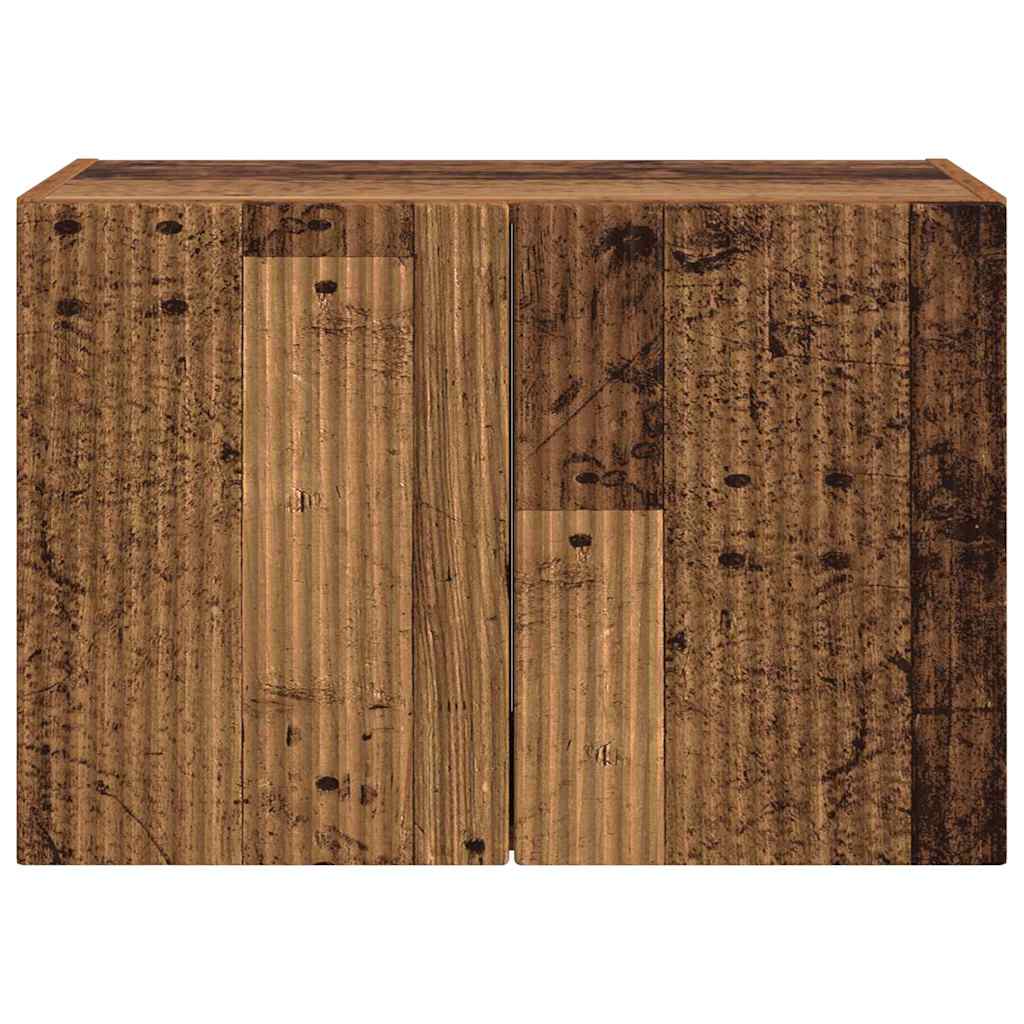 Ντουλάπι Τηλεόρασης Τοίχου Παλιό Ξύλο 59,5 x 31 x 40 εκ - Image 6