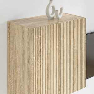 TV wall cabinet Sonoma dub 59,5 x 31 x 60 cm kompozitní dřevo - obrázek 4