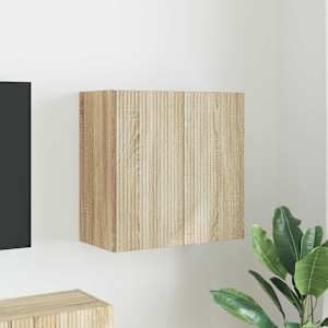 TV wall cabinet Sonoma dub 59,5 x 31 x 60 cm kompozitní dřevo - obrázek 1