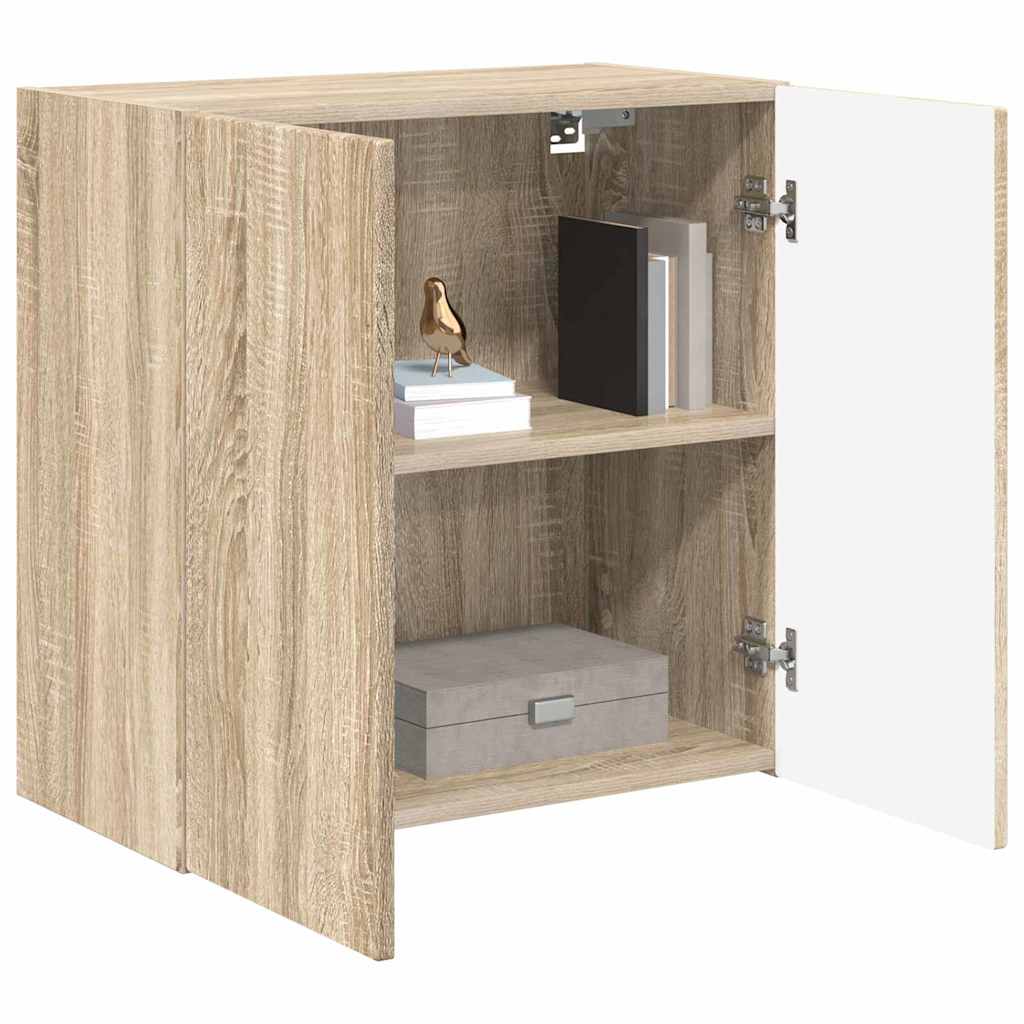 vidaXL TV-wandkast Sonoma Eiken 59,5 x 31 x 60 cm Bewerkt hout