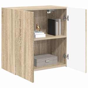 TV wall cabinet Sonoma dub 59,5 x 31 x 60 cm kompozitní dřevo - obrázek 3