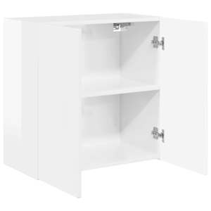 TV wall cabinet Nástěnný Vysoce lesklá bílá 59,5 x 31 x 60 cm - obrázek 5