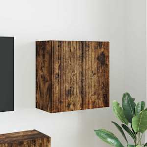 TV wall cabinet Kouřový dub 59,5 x 31 x 60 cm kompozitní dřevo - obrázek 1