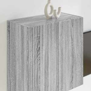 TV wall cabinet Šedá Sonoma 59,5 x 31 x 60 cm kompozitní dřevo - obrázek 4