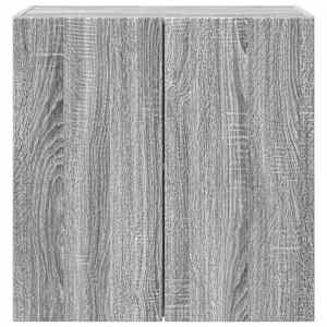TV wall cabinet Šedá Sonoma 59,5 x 31 x 60 cm kompozitní dřevo - obrázek 6