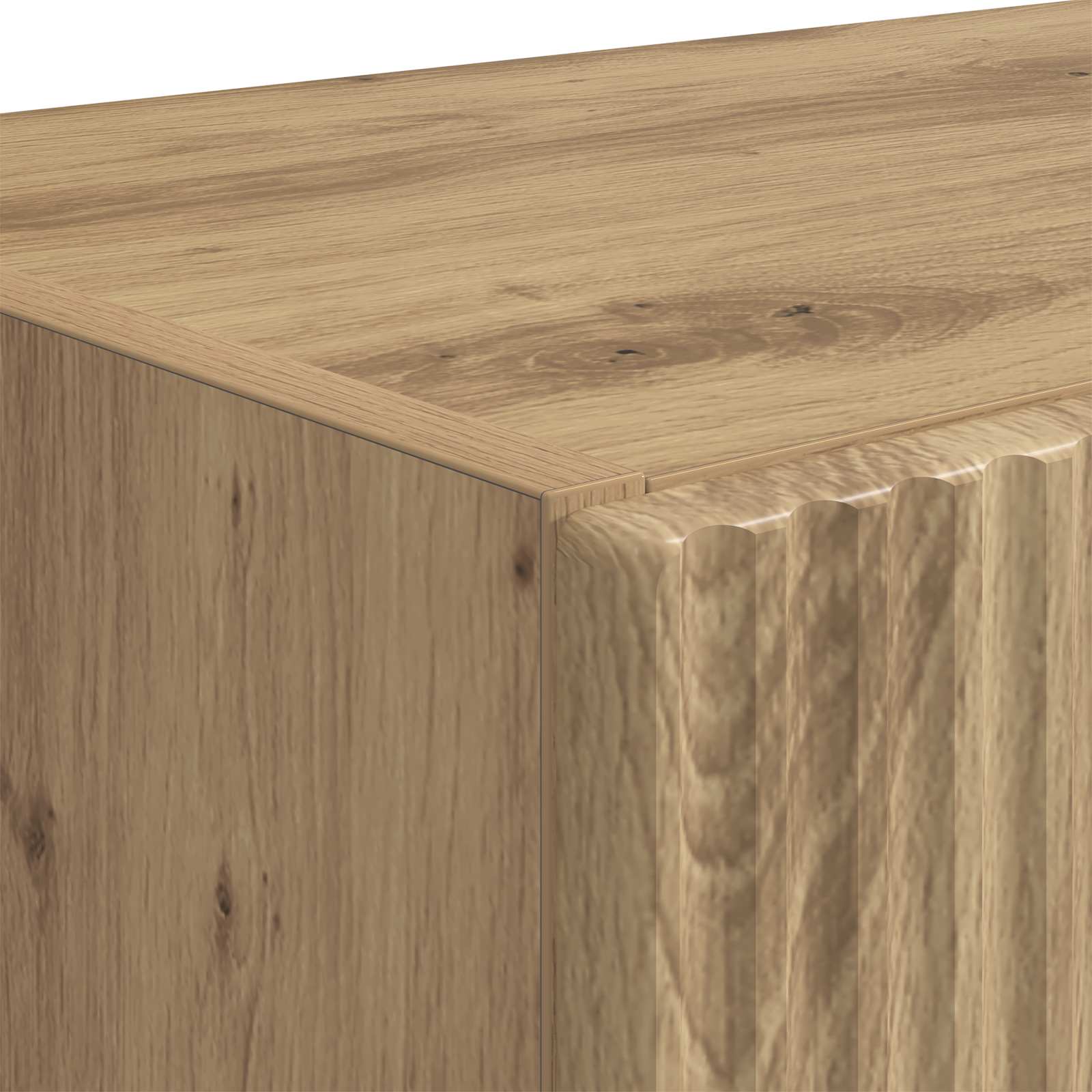 TV stenska omara 59,5 x 31 x 60 cm Umetni hrast Inženirski les - slika 9