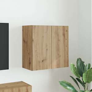 TV stenska omara 59,5 x 31 x 60 cm Umetni hrast Inženirski les