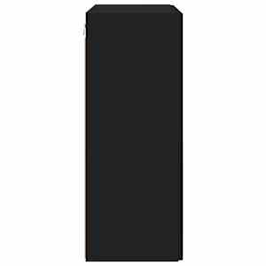 TV wall cabinet Černá 59,5 x 31 x 80 cm kompozitní dřevo - obrázek 7