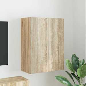 TV stenska omara Sonoma hrast 59,5 x 31 x 80 cm Konstruiran les