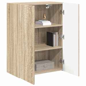 TV wall cabinet Sonoma dub 59,5 x 31 x 80 cm kompozitní dřevo - obrázek 3