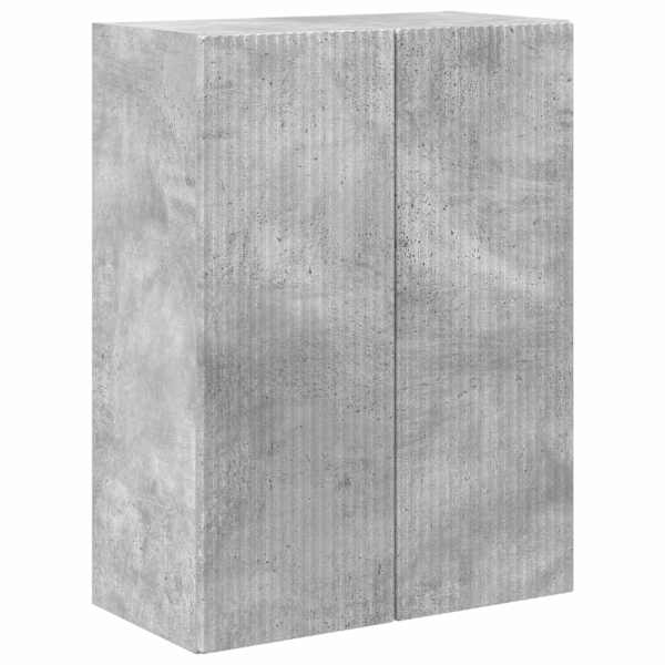 vidaXL TV Seina Kapp 59,5 x 31 x 80 cm Betoonhall Tehispuit