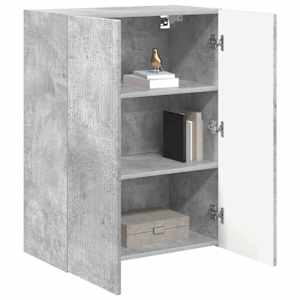TV wall cabinet Nástěnný Betonově šedá 59,5 x 31 x 80 cm - obrázek 3