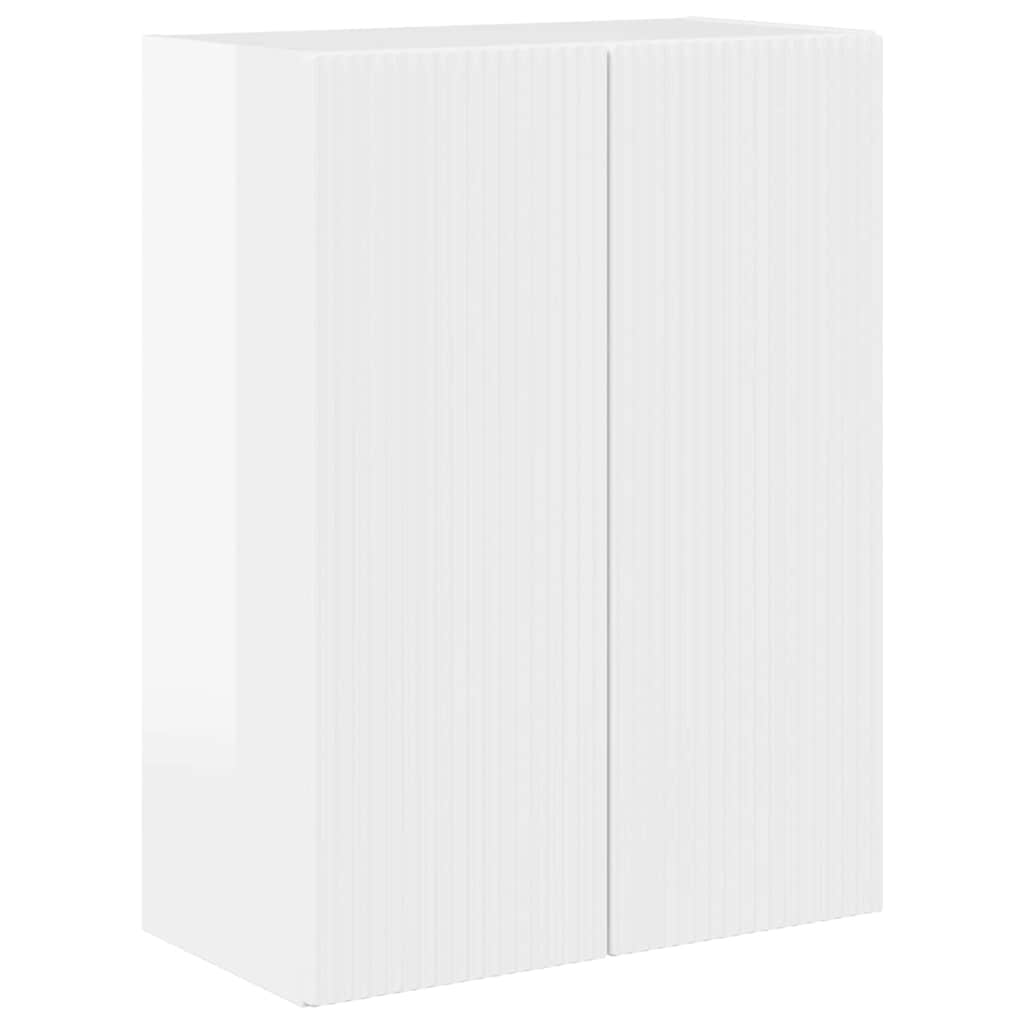 Thumbnail - vidaXL TV-Wandschrank Hochglanz Weiß 59,5 x 31 x 80 cm Holzwerkstoff