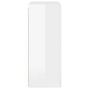 TV wall cabinet Nástěnný Vysoce lesklá bílá 59,5 x 31 x 80 cm - obrázek 7