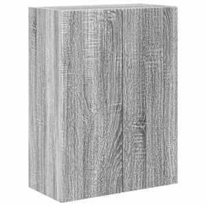 TV wall cabinet Šedá Sonoma 59,5 x 31 x 80 cm kompozitní dřevo - obrázek 2