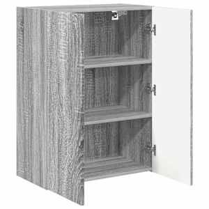 TV wall cabinet Šedá Sonoma 59,5 x 31 x 80 cm kompozitní dřevo - obrázek 5
