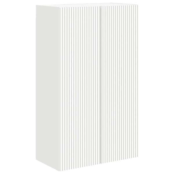 vidaXL TV Seina Kapp 59,5 x 31 x 100 cm Valge Tehispuit