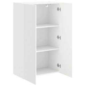 TV wall cabinet Bílá 59,5 x 31 x 100 cm kompozitní dřevo - obrázek 5