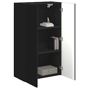 TV wall cabinet Černá 59,5 x 31 x 100 cm kompozitní dřevo - obrázek 3