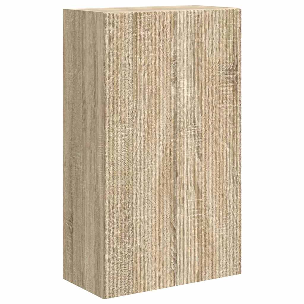 VidaXL Tv Wandkast Sonoma Eik 59, 5 X 31 X 100 Cm Bewerkt Hout