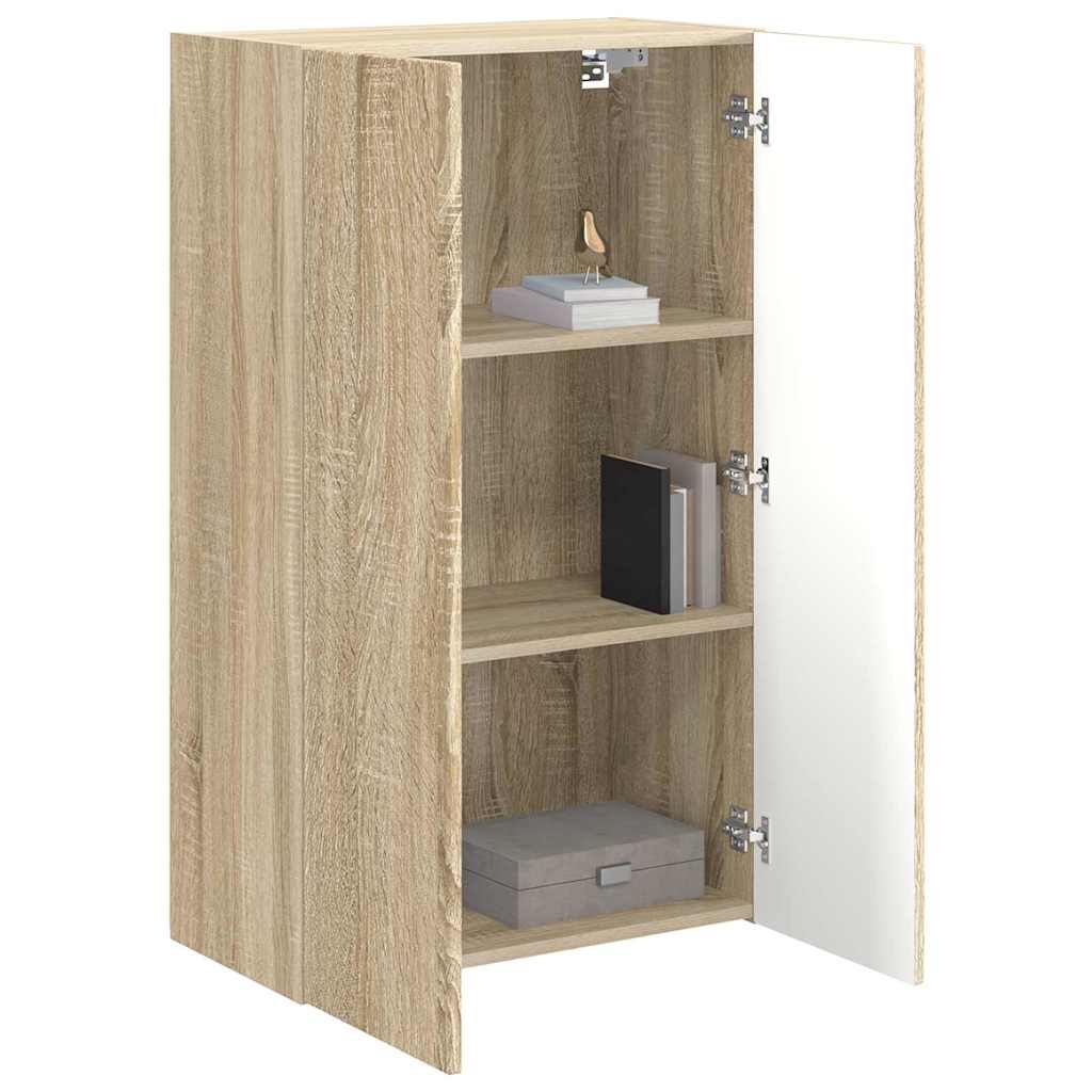 vidaXL TV-wandkast Sonoma Eiken 59,5 x 31 x 100 cm Bewerkt hout