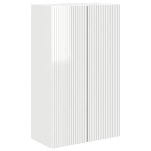 vidaXL TV Seina Kapp 59,5 x 31 x 100 cm Kergelt l&auml;ikiv valge Tehispuit