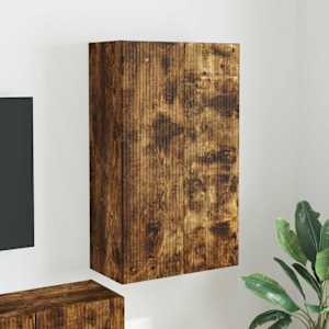 TV stenska omara 59,5 x 31 x 100 cm Dimljeni oreh